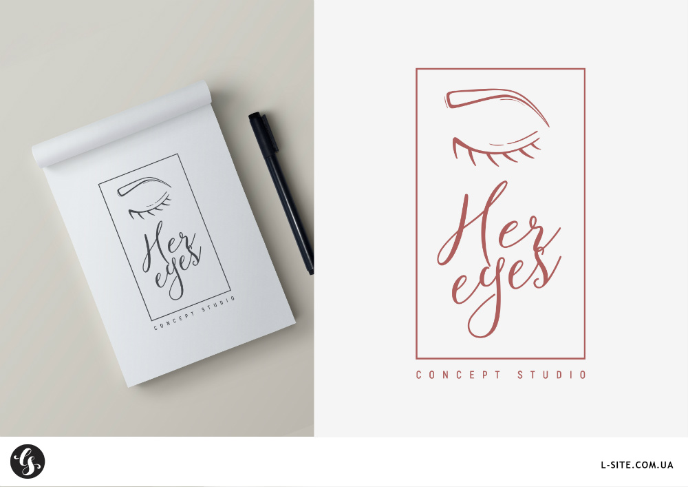 Разработка фирменного стиля для польского салона красоты Her eyes