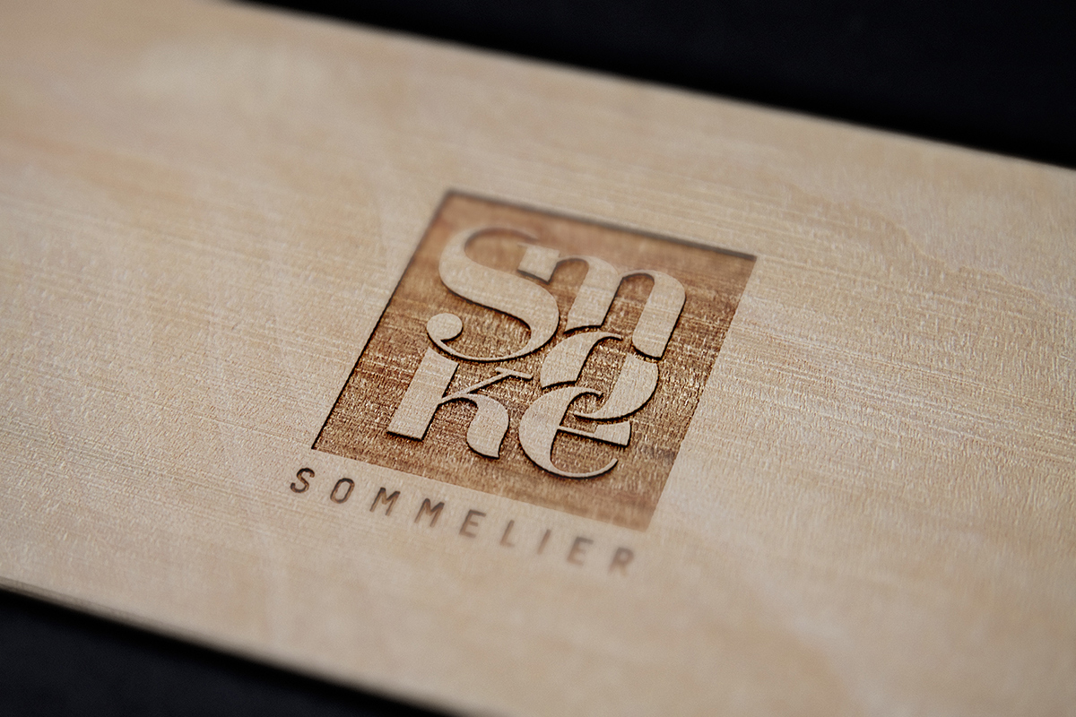 Разработка логотипа и визитки для кальянного кейтеринга Smoke Sommelier