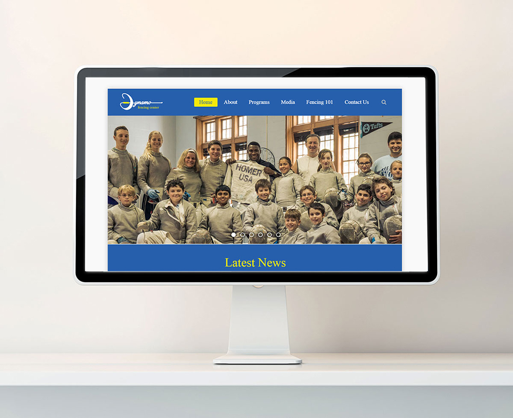 Сайт для Dynamo Fencing Center Boston