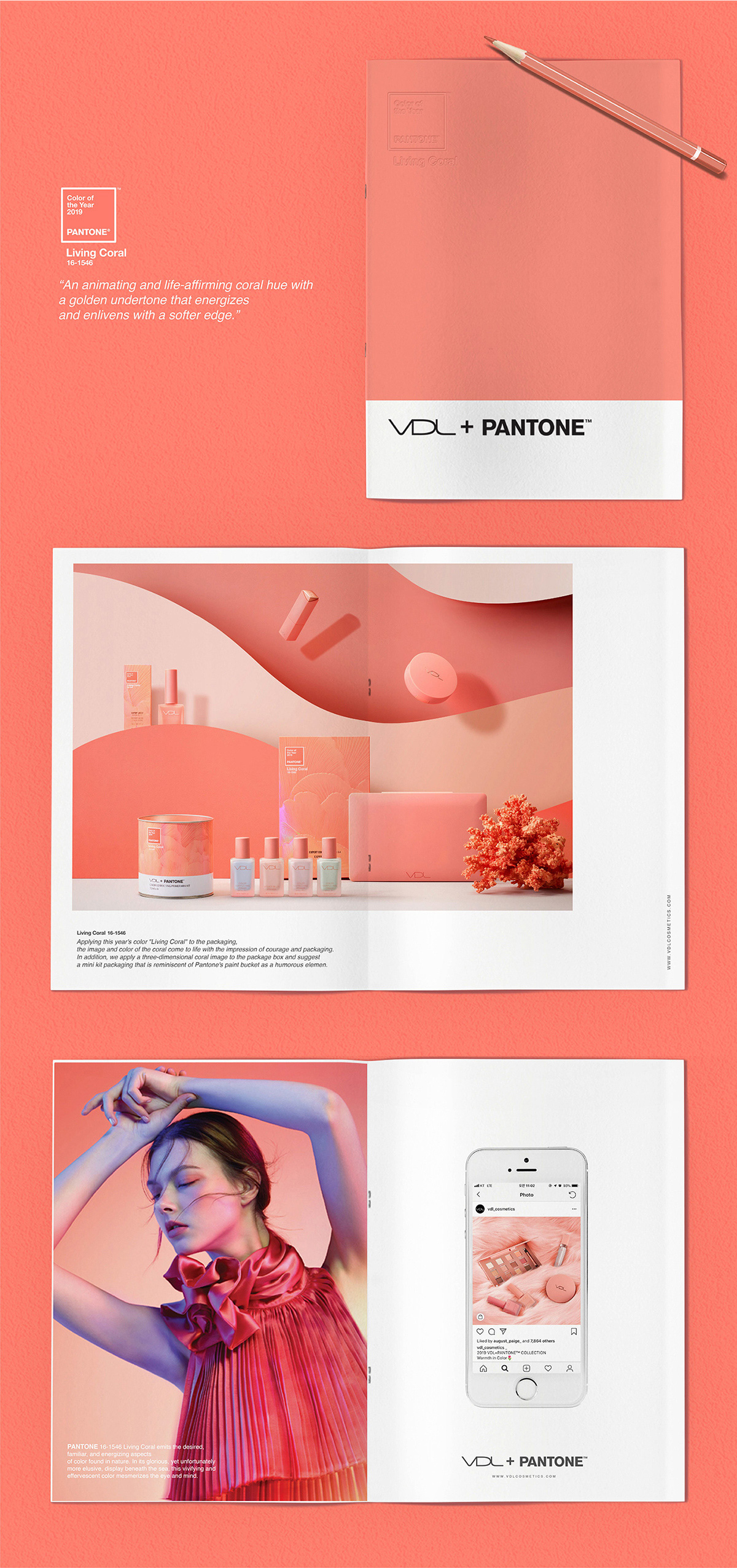 Главный цвет 2019 года от Pantone в дизайне